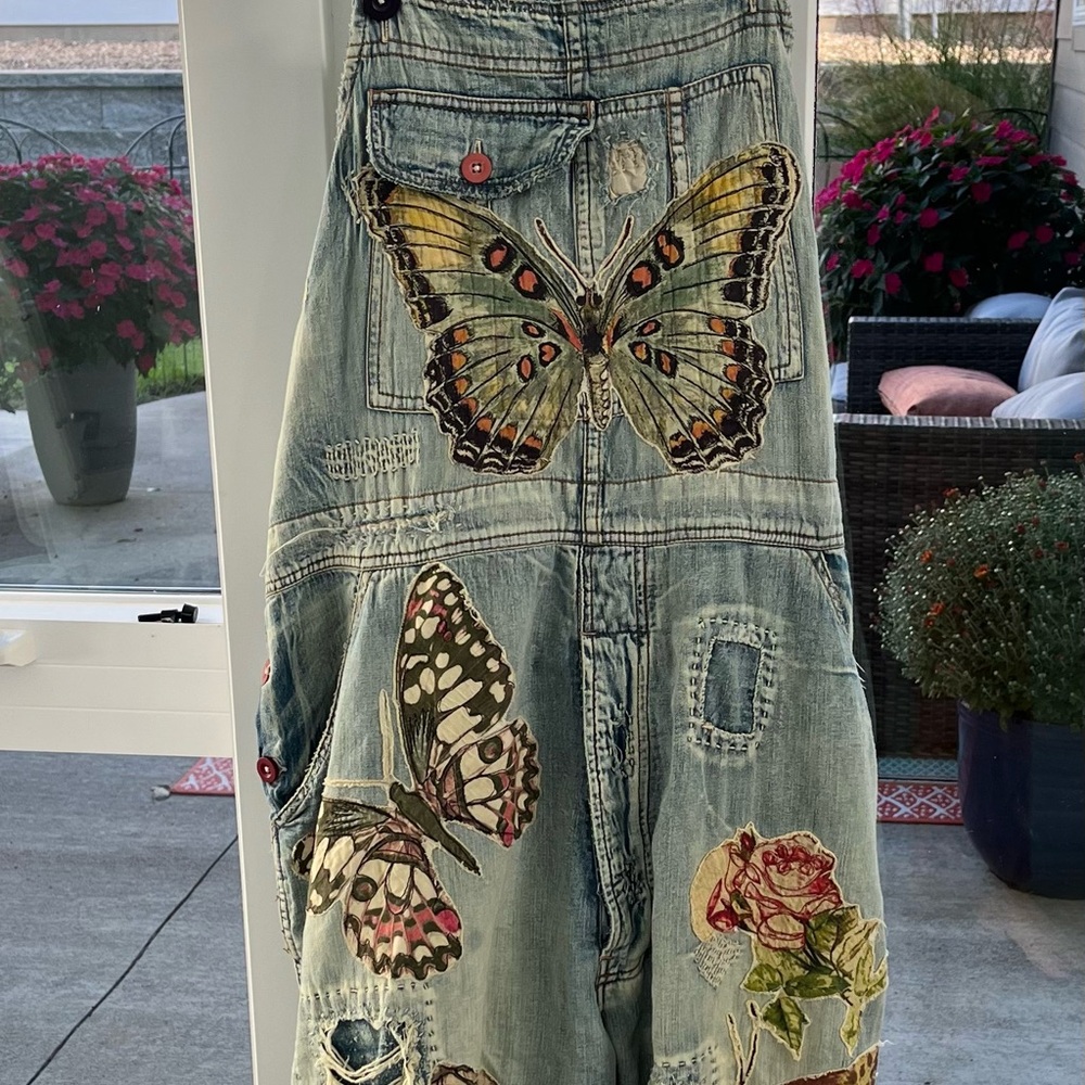 Magnolia Pearl Butterfly overalls